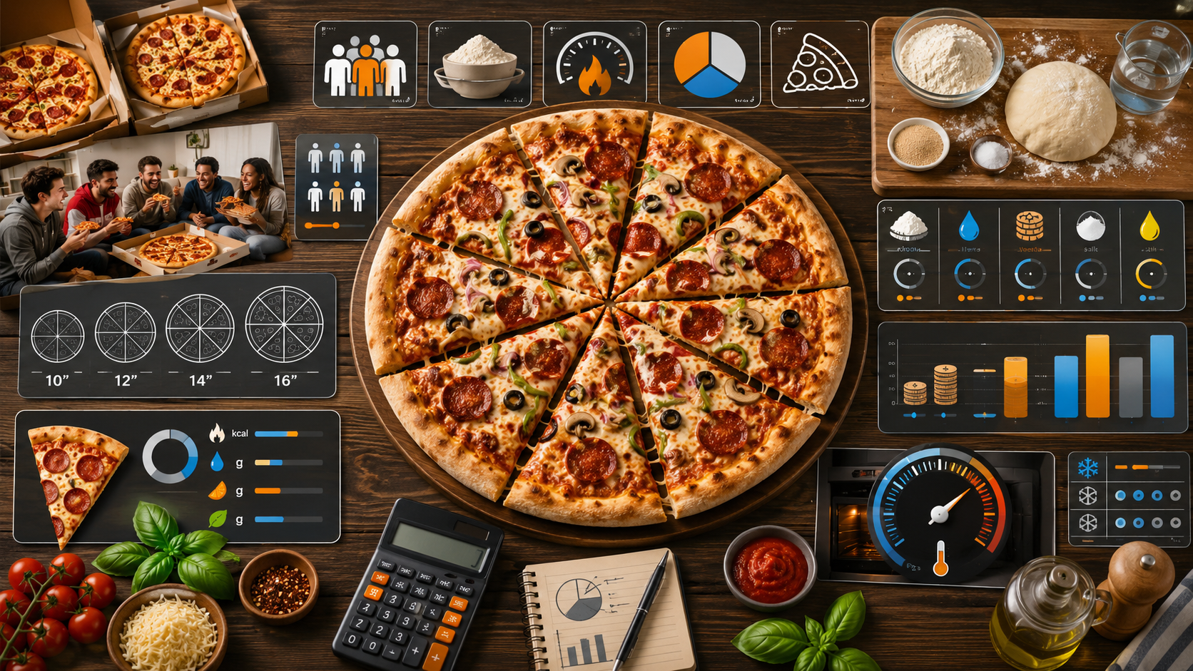 The Ultimate Pizza Calculator Guide: Order Make Track Pizza Like a Pro